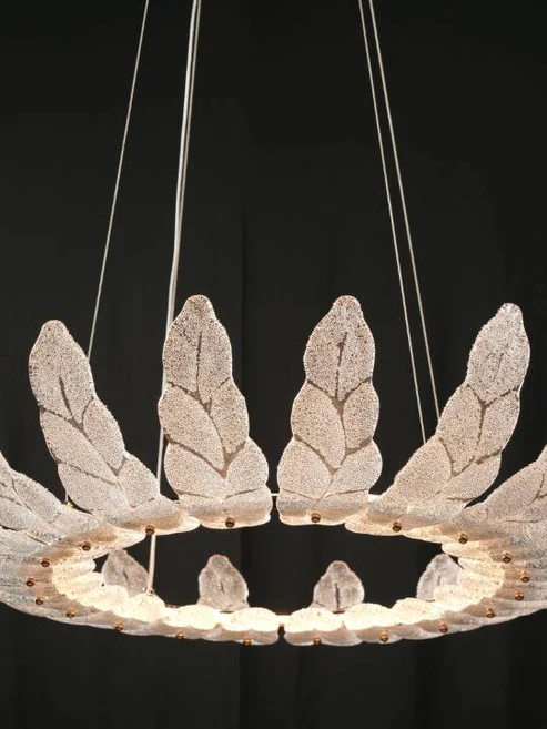 Lumen Grande – 930mm LED Chandelier with Handmade Glass Diffuser