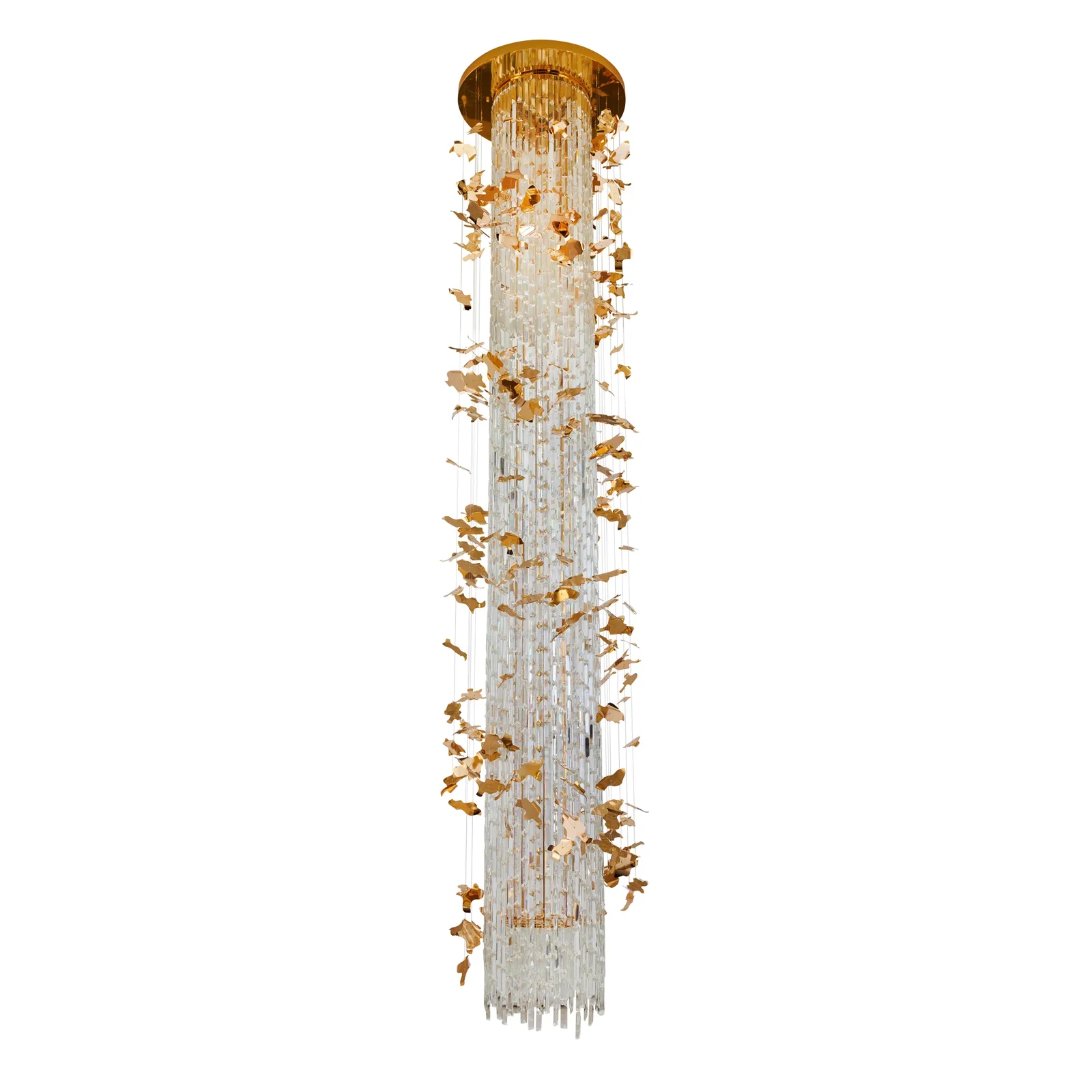 Regalia Mini – 8-Light Crystal Chandelier in Gold