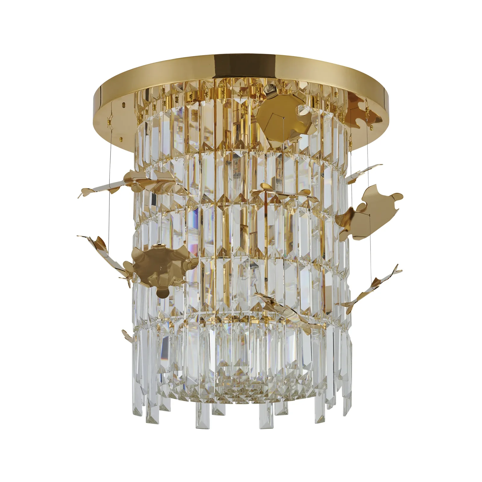 Regalia Mini – 8-Light Crystal Chandelier in Gold