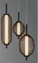 Obsidian Halo – 3-Light Mesh Chandelier in Matte Black Finish