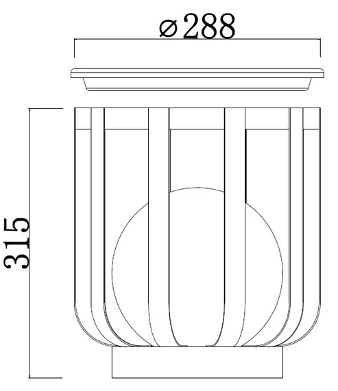 Short Outdoor Black Bollard Outdoor Light – E27, IP65 Rated