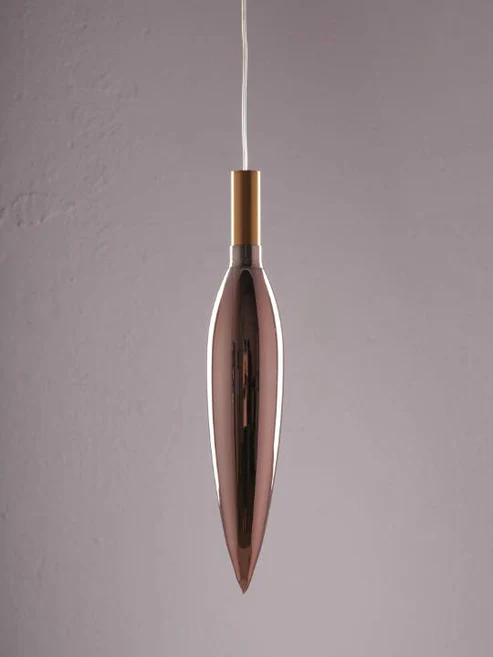 Linéa Glow – Rose Gold & Matte Gold Slim LED Pendant (4.3W)