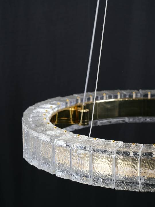Gold Glass Ceiling Pendant Light