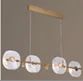 Cristallo Elara – 1200mm Linear Crystal Pendant Light in Gold