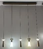 Alba Stratos – Linear Alabaster Pendant Light in Matte Gold