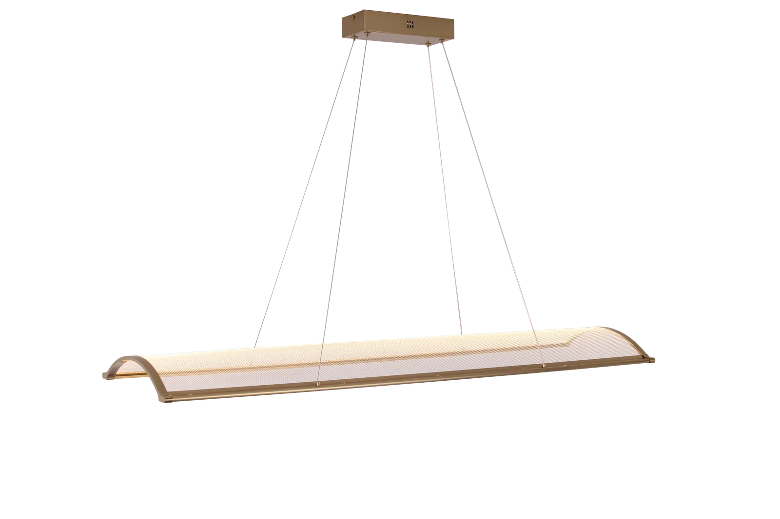 Aurum Beam – Antique Brass Linear LED Pendant