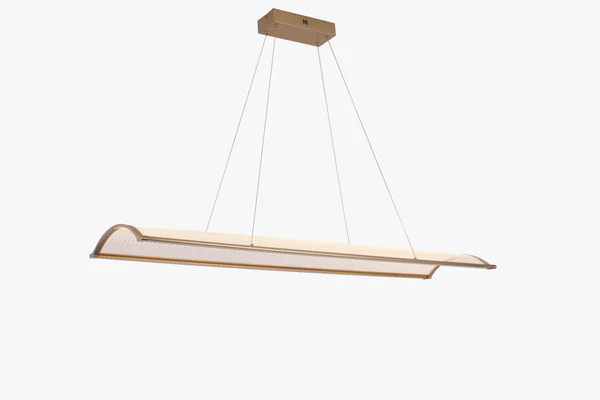 Aurum Beam – Antique Brass Linear LED Pendant