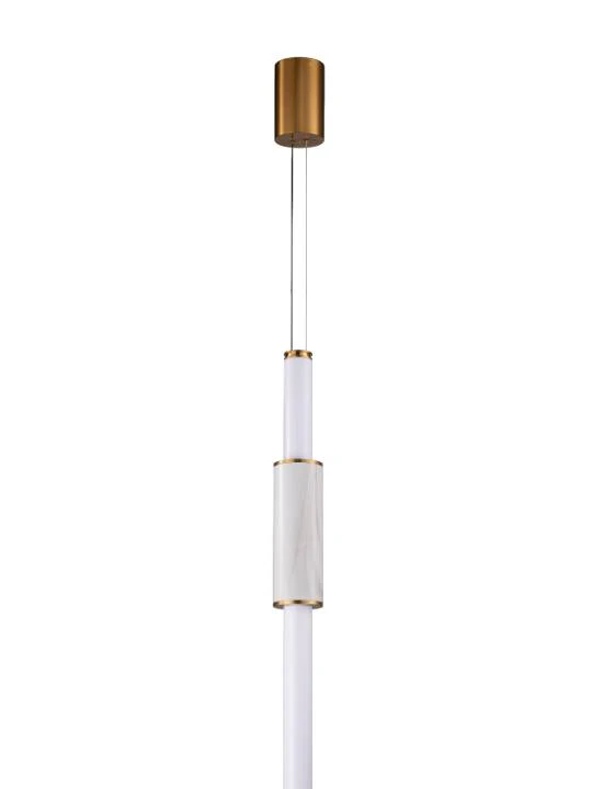 Gold Marble Corner Pendant Light