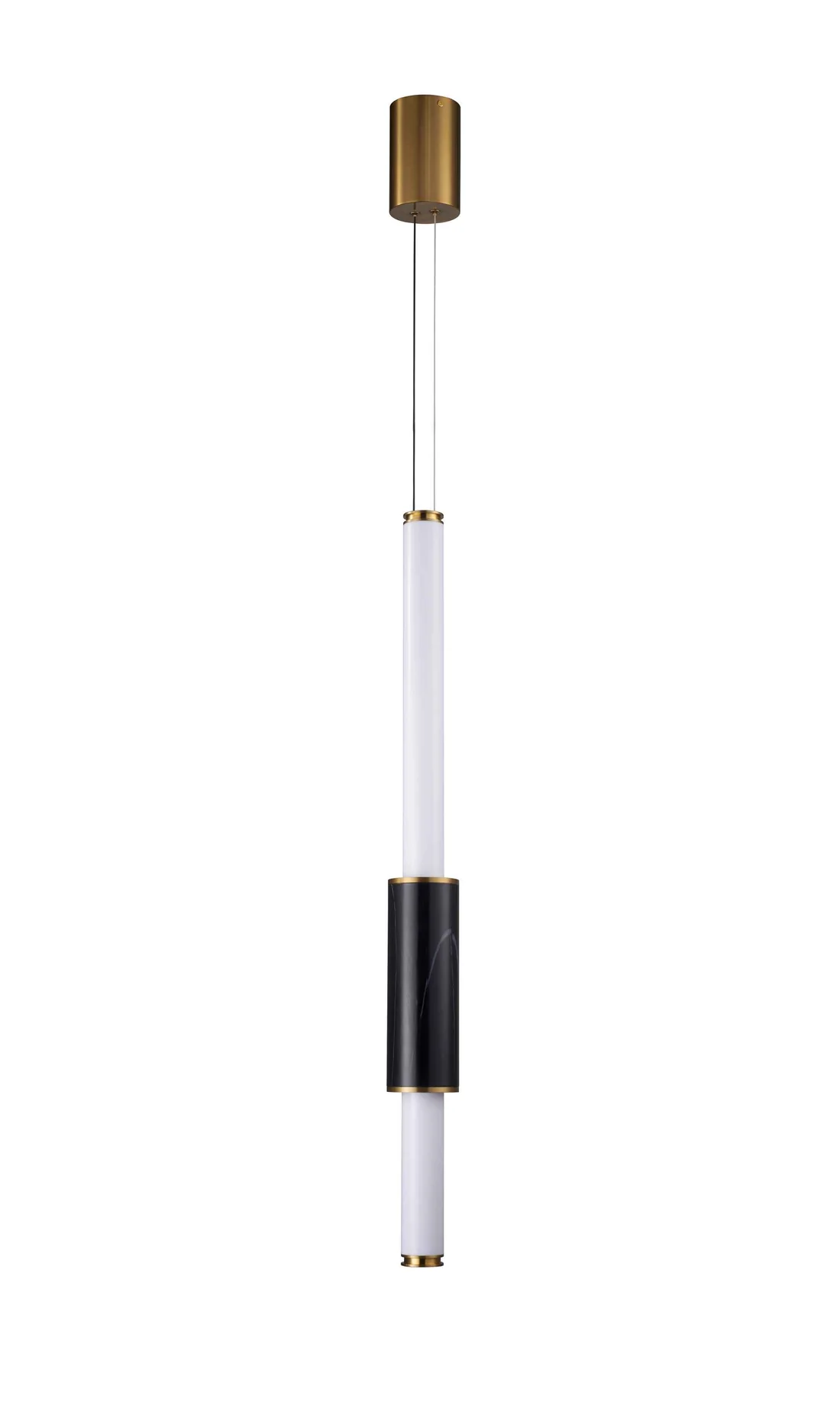 Black Marble Corner Pendant Light
