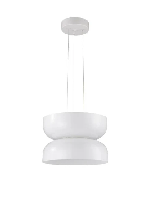 Milky Glass Ceiling Pendant Light – Wide