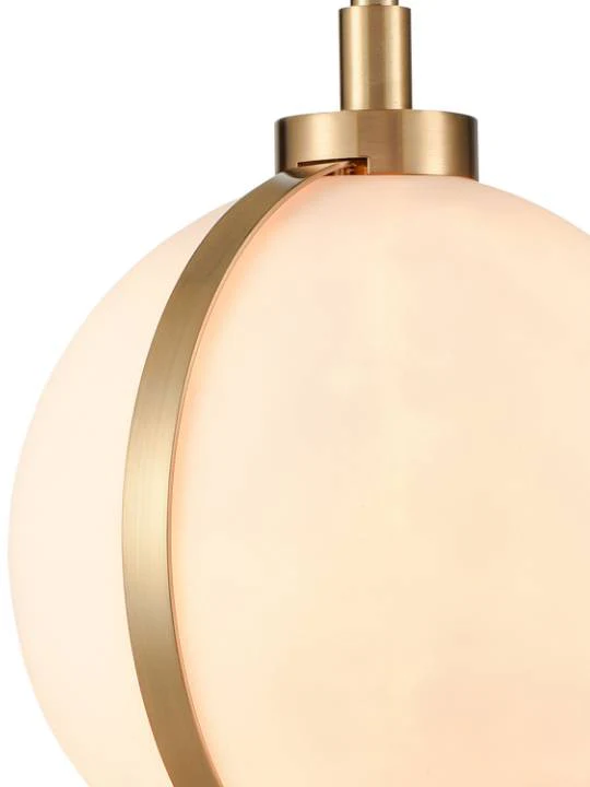 Alba Solo – Brass Alabaster Pendant Light