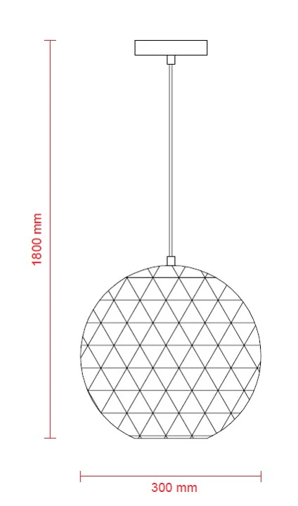 Lustre Halo – Gold Finish Pendant Light