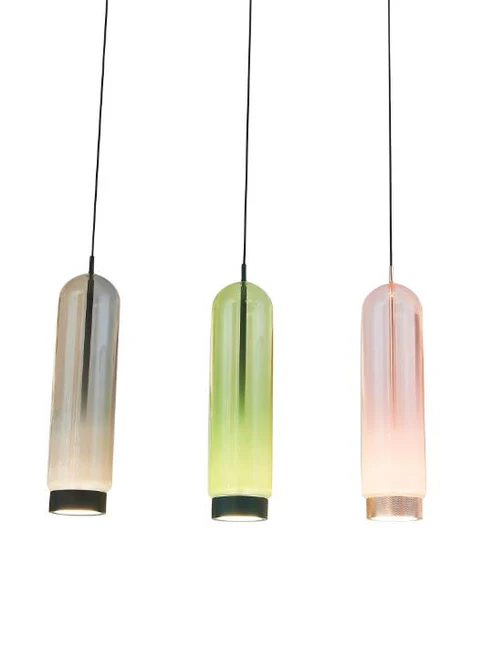 Aurum Drop – Black & Rose Gold Pendant Light