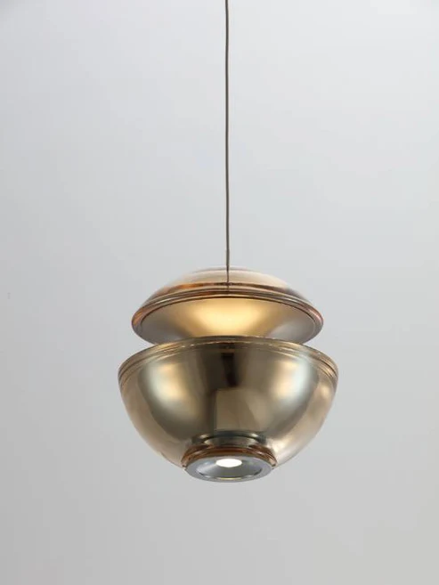 Amber Crystal Pendant Light
