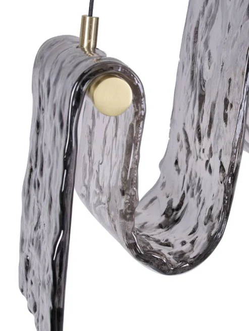 Handcrafted Glass Linear Pendant Light