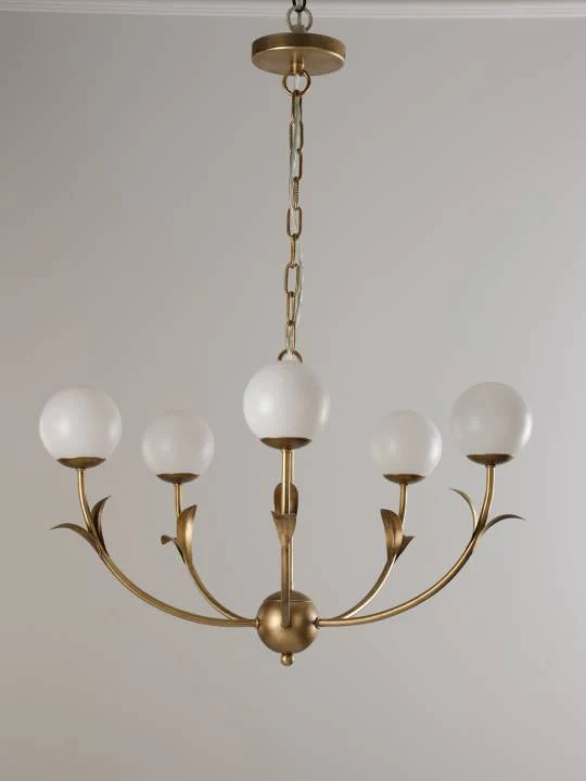 Vintage Glass Cluster Pendant Light