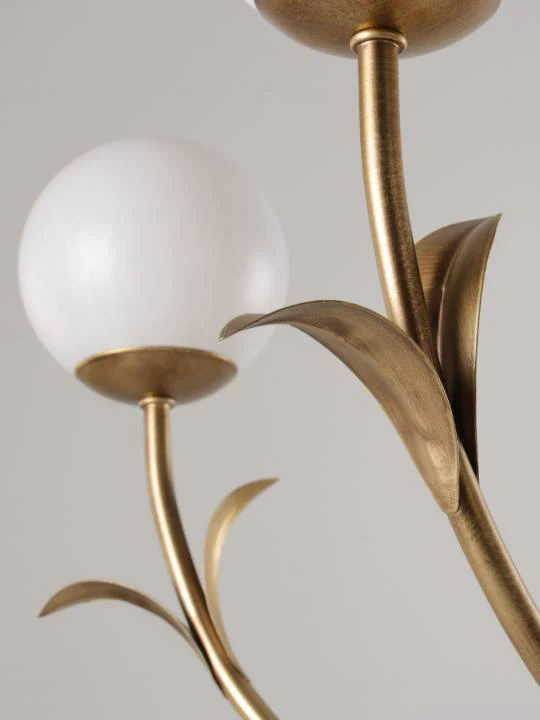 Vintage Glass Cluster Pendant Light