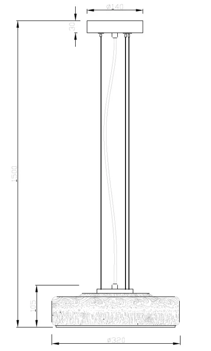 Noir Beam – 15W Minimalist Pendant Light