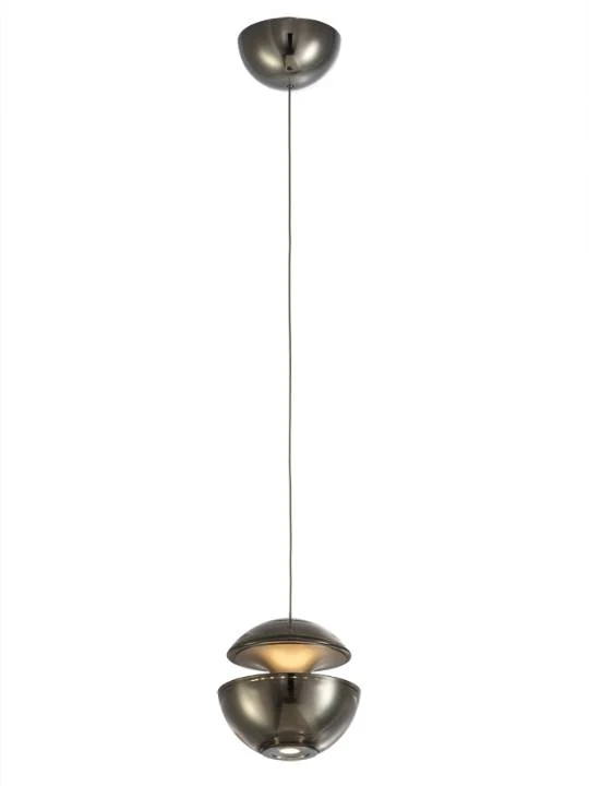 Smoky Crystal Pendant Light