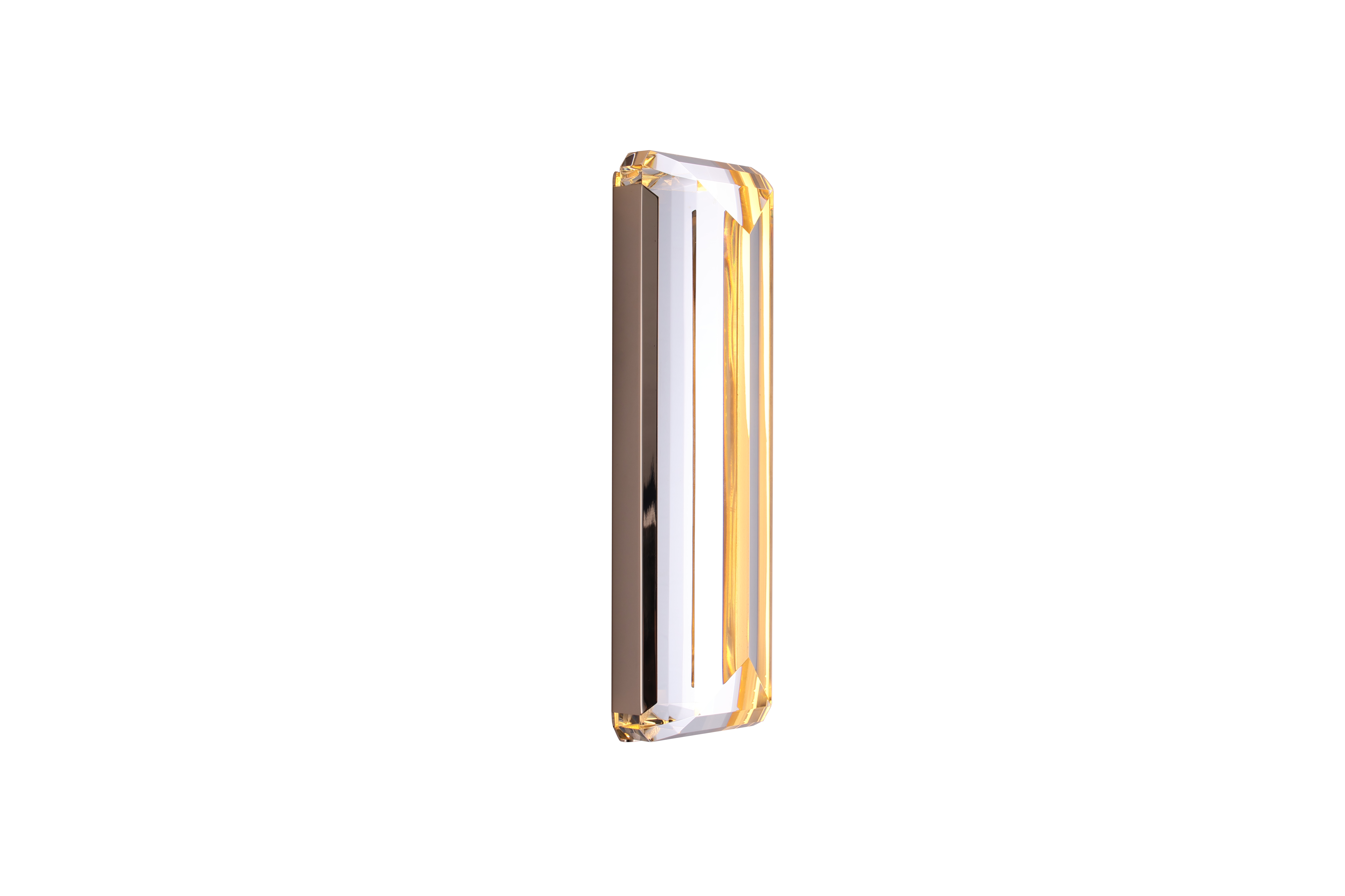 Gold Crystal Wall Light – Vertical K9 Crystal Design (7W)