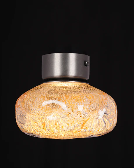 Amber Handmade Glass Wall Light – LED 4W