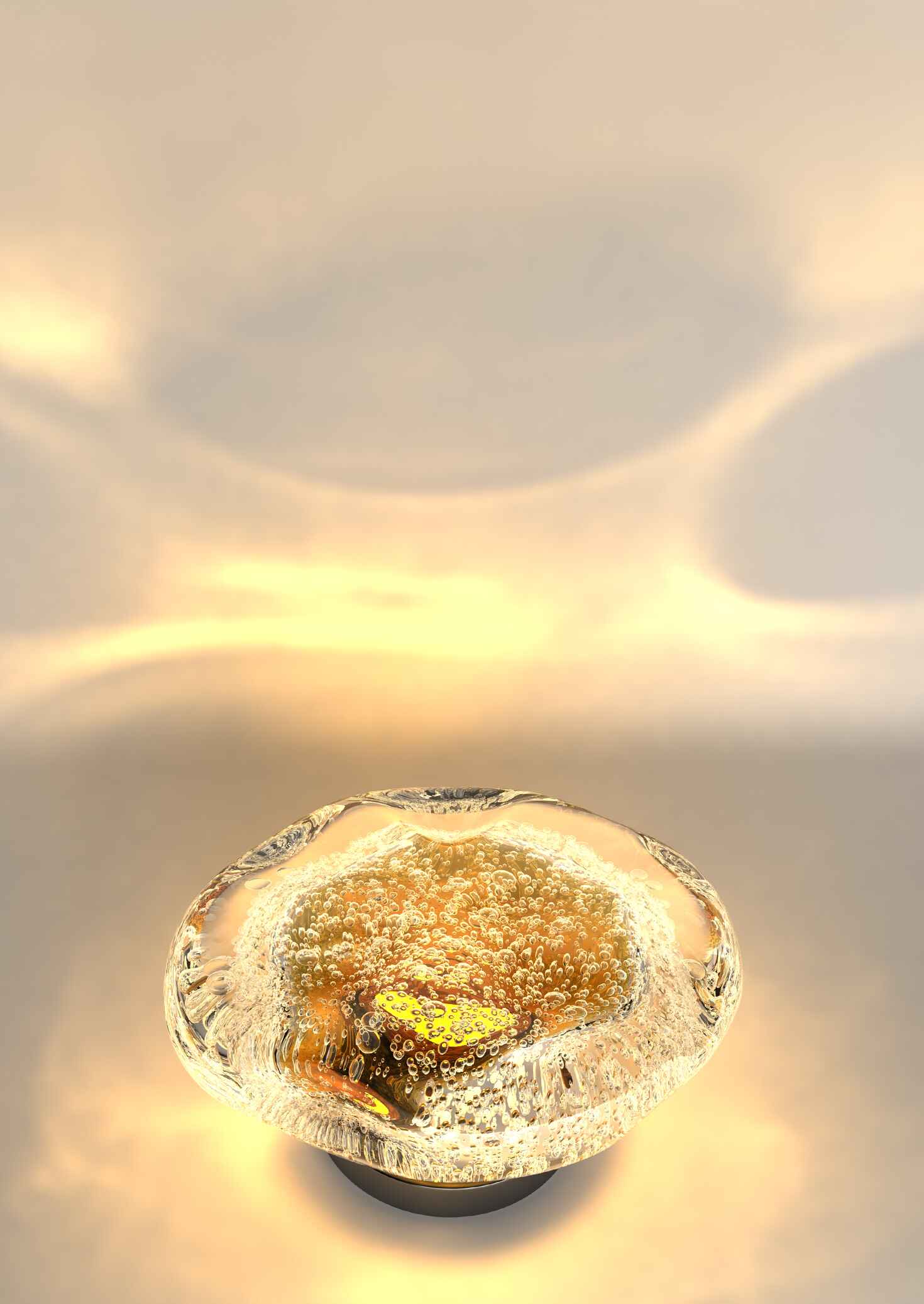 Amber Handmade Glass Wall Light – LED 4W