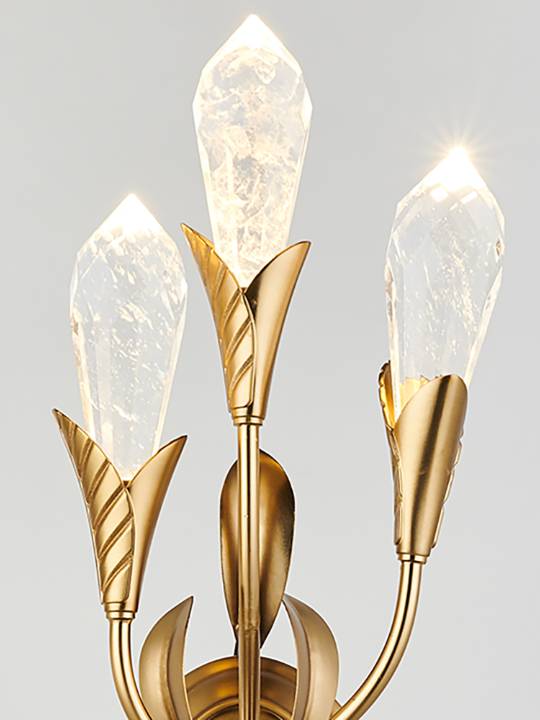 Cloud Crystal Wall Light – Copper Finish (6W)
