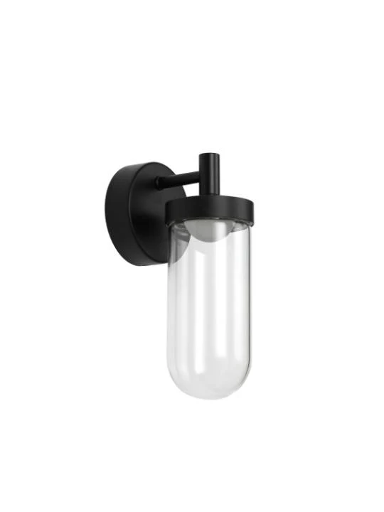 Modern Matte Black Outdoor Wall Light – 5W LED (IP54 Rated)