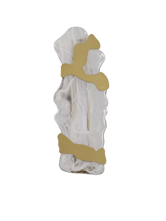 Brushed Brass LED Wall Light – Minimalist Vertical Glow (9W)