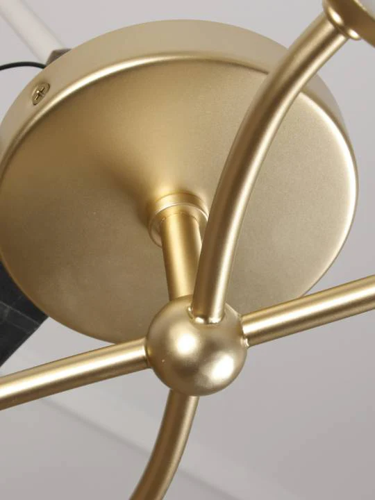 Gold Twin Glass Wall Light – G9 Bulbs